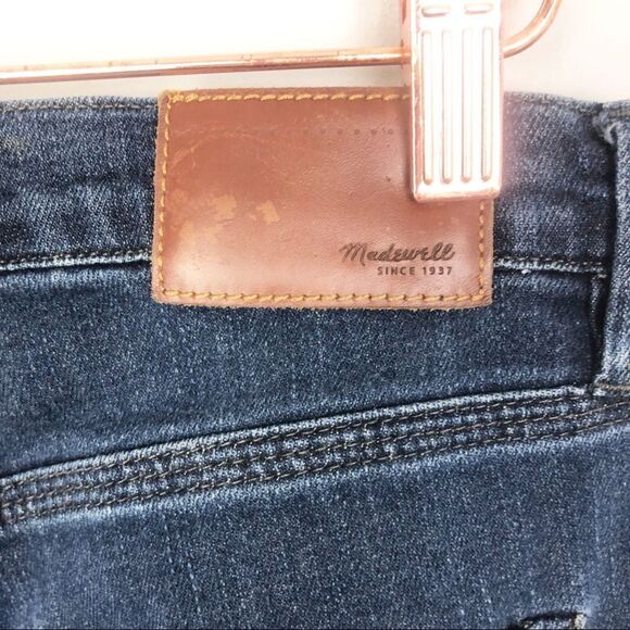 MADEWELL | Skinny Skinny Ankle High Riser Jeans Dark Denim Women’s Size 26 (2) - Picture 7 of 10